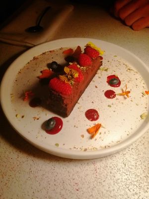 Brownie at MUDRA Plant Based  in Madrid