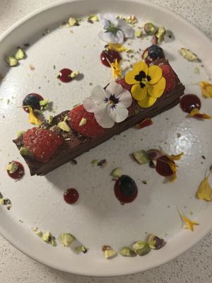 Chocolate Bomb  at MUDRA Plant Based  in Madrid