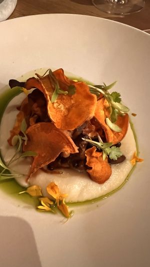 Wild mushroom   at MUDRA Plant Based  in Madrid