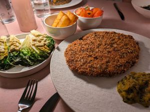 Snitchel for 2 at MUDRA Plant Based  in Madrid