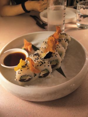 Sushi at MUDRA Plant Based  in Madrid