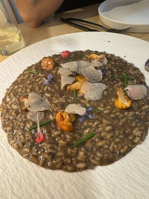 Truffle risottoo  at MUDRA Plant Based  in Madrid
