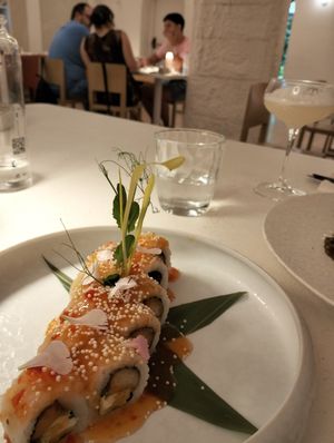 Sushi new orleans at MUDRA Plant Based  in Madrid