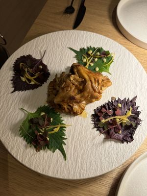 Sisho taco  at MUDRA Plant Based  in Madrid