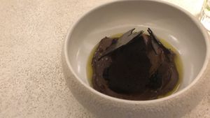 Chocolate dessertt  at MUDRA Plant Based  in Madrid