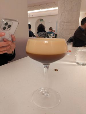 Espresso martini at MUDRA Plant Based  in Madrid