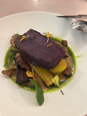 Holy carrots  at MUDRA Plant Based  in Madrid