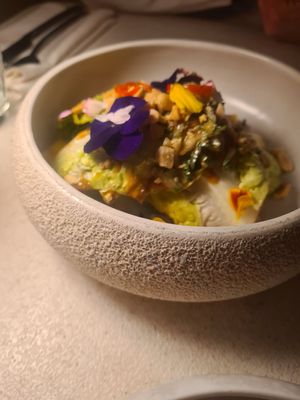 thai salad at MUDRA Plant Based  in Madrid