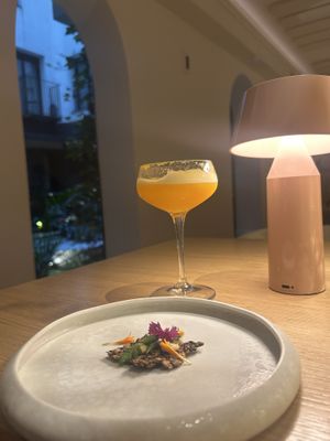 The Amuse Bouche  at MUDRA Plant Based  in Madrid