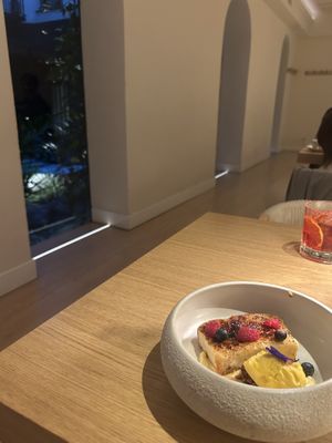 Torrejas 🤌🏼  at MUDRA Plant Based  in Madrid