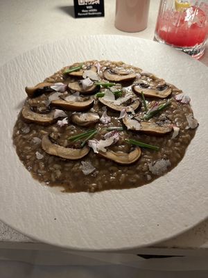 Mushroom Risotto with Truffle - 7.5/10  at MUDRA Plant Based  in Madrid