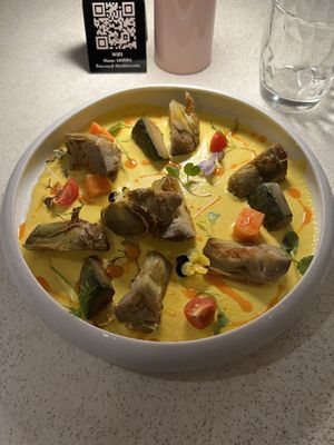 Tiradito De Alcachofas - 8.5/10  at MUDRA Plant Based  in Madrid