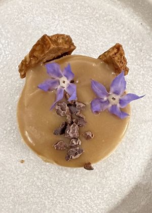 Dulce de Leche cheesecake   at MUDRA Plant Based  in Madrid