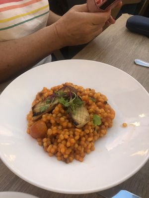 Giant mushroom dish  at BRERA in Las Vegas
