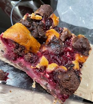 Kirschkuchen, sehr saftig und lecker!  at Bakery & Deli in Hamburg