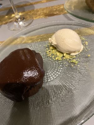 Vegan coulant   at Amberes The Vegetarian Wine And Cocktail Bar in Valencia