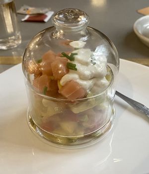 Campanita de Tartar   at Amberes The Vegetarian Wine And Cocktail Bar in Valencia