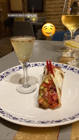   at Amberes The Vegetarian Wine And Cocktail Bar in Valencia