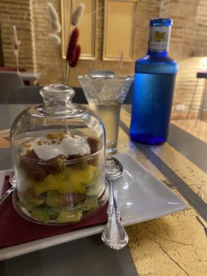 Vegan TarTar Bell €6,50  at Amberes The Vegetarian Wine And Cocktail Bar in Valencia