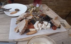 VEGAN CHEEseboard at Amberes The Vegetarian Wine And Cocktail Bar in Valencia