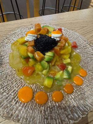 Tartar at Amberes The Vegetarian Wine And Cocktail Bar in Valencia