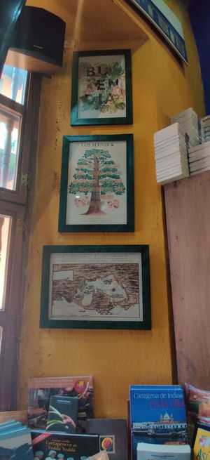 Artwork at Ábaco in Cartagena