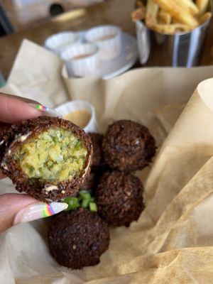 Inside the Caulafel Balls  at The Wild Hare in Stillwater