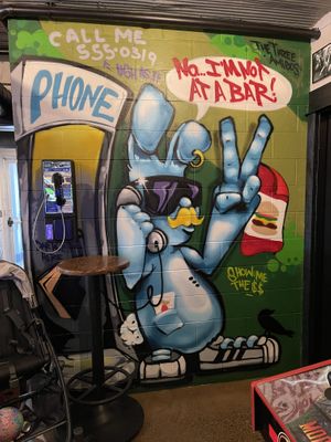 Because y’all have to see this cool 90s aesthetic!   at The Wild Hare in Stillwater