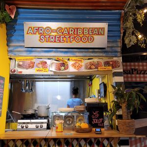 Stall front at Fulani - Afro Caribbean Street Food in Oslo