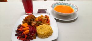 flavors and colors!! at Las Veganas in Medellin