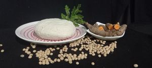 artisanal vegan cheese on request!!   at Las Veganas in Medellin