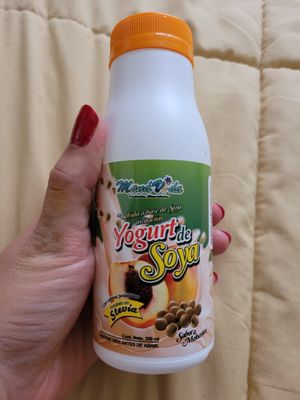 soy yogurt😍 at Las Veganas in Medellin