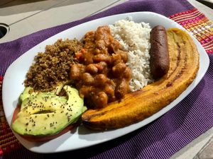 Bandeja Paisa at Las Veganas in Medellin