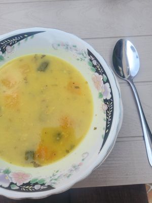 soup at Las Veganas in Medellin