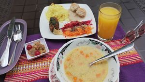 The daily menu :) at Las Veganas in Medellin