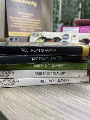 Free from slavery  at Las Veganas in Medellin