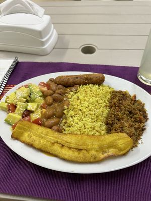 Bandeja paisa   at Las Veganas in Medellin
