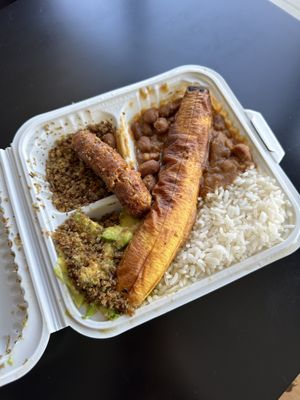 Bandeja paisa   at Las Veganas in Medellin