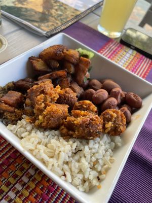 Cacerola de frijoles   at Las Veganas in Medellin