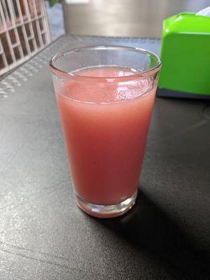 Drink included in Vegan Burger Fest combo menu - 3.5/5 at Las Veganas in Medellin