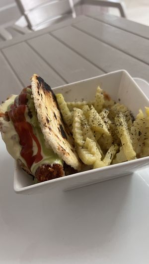 Arepas  at Las Veganas in Medellin