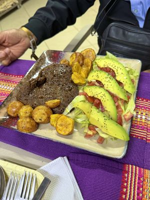 Gluten a la plancha   at Las Veganas in Medellin