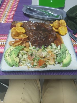 Seitan a la Plancha at Las Veganas in Medellin