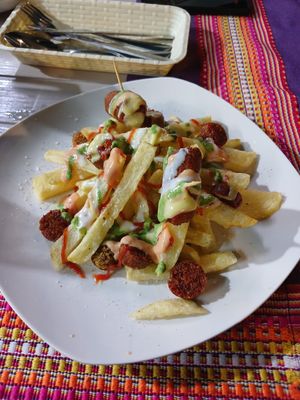 Choripapa, 10/10 at Las Veganas in Medellin