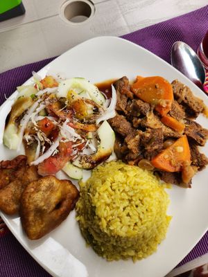 menu del día at Las Veganas in Medellin