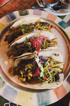 tacos veganos   at Mexicano Café in San Carlos De Bariloche