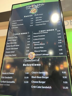 Menu  at NuVegan - epiQ Food Hall in Woodbridge