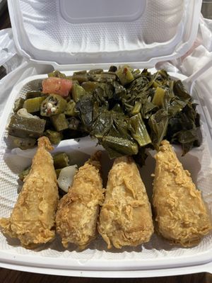 Vegan meal- main plus 2 sides for about $20.   at NuVegan - epiQ Food Hall in Woodbridge