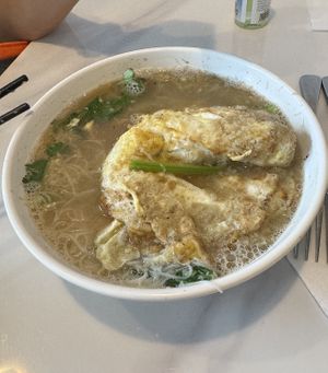 Ginger Egg Bee Hoon (additional Shiao Heng Wine ).   at Soul Kitchen in Puchong
