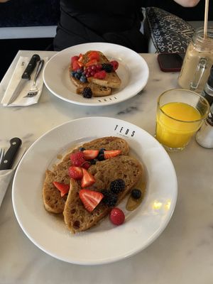french toast  at TEDS in Rotterdam